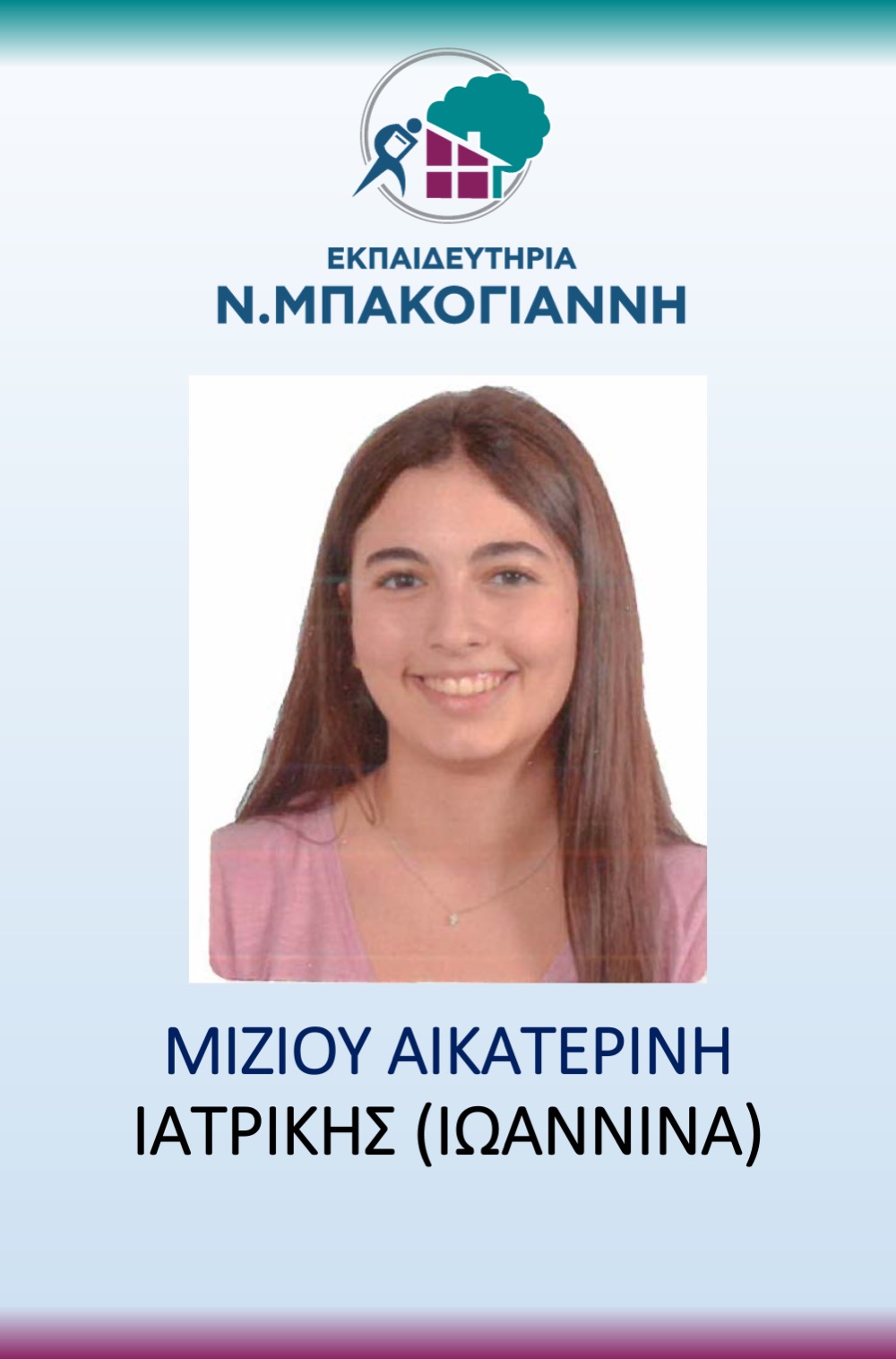 ΕΚΠΑΙΔΕΥΤΗΡΙΑ Ν. ΜΠΑΚΟΓΑΝΝΗ - ΠΑΝΕΛΛΑΔΙΚΕΣ 2026