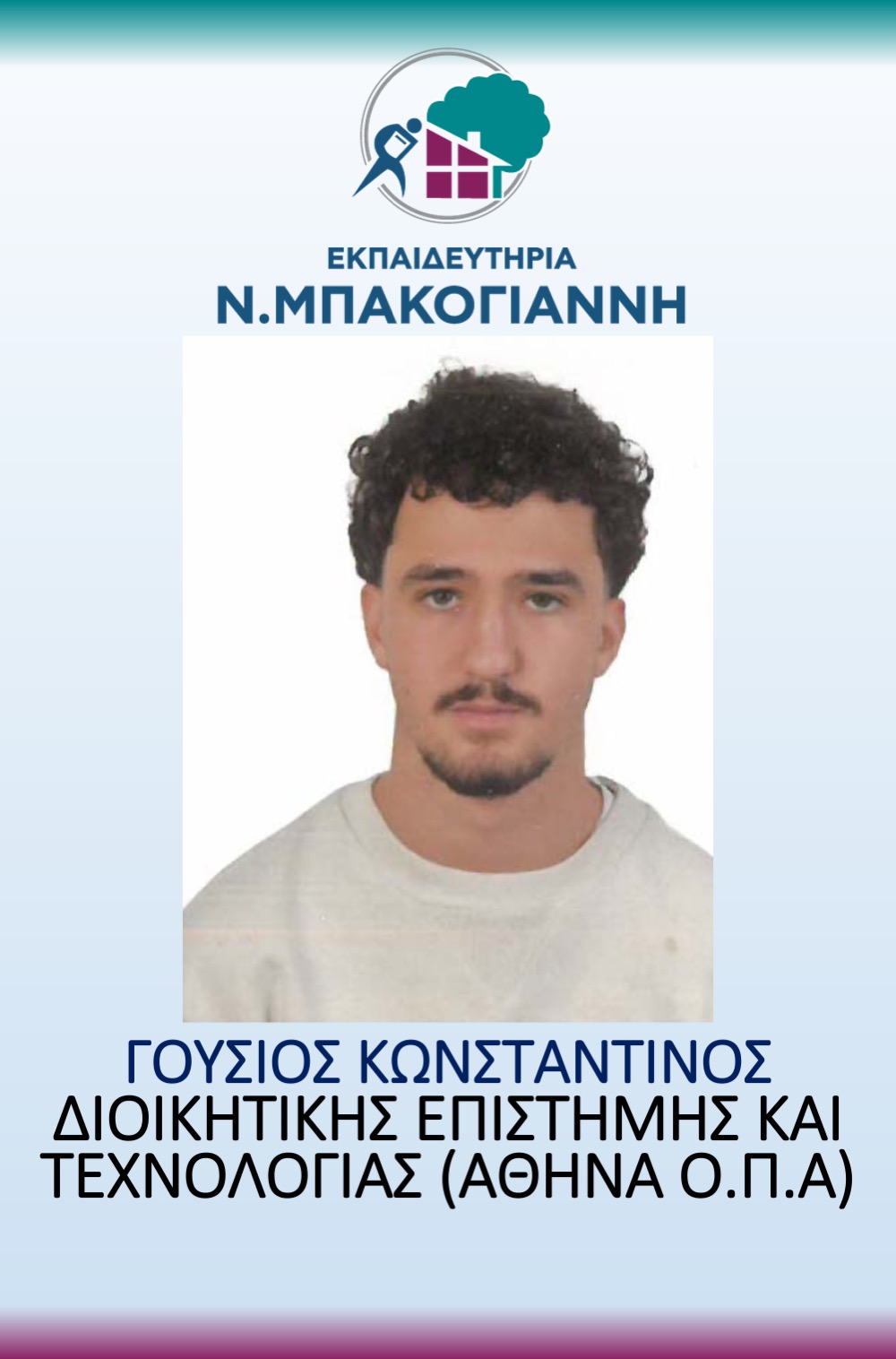ΕΚΠΑΙΔΕΥΤΗΡΙΑ Ν. ΜΠΑΚΟΓΑΝΝΗ - ΠΑΝΕΛΛΑΔΙΚΕΣ 2026