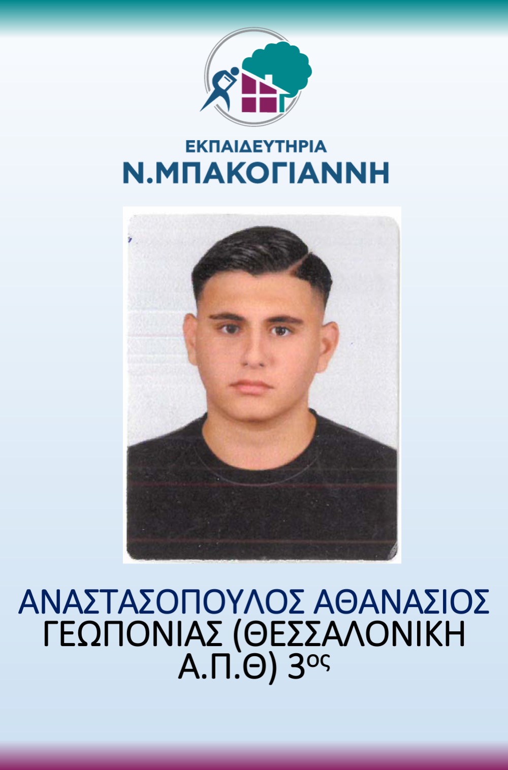 ΕΚΠΑΙΔΕΥΤΗΡΙΑ Ν. ΜΠΑΚΟΓΑΝΝΗ - ΠΑΝΕΛΛΑΔΙΚΕΣ 2026