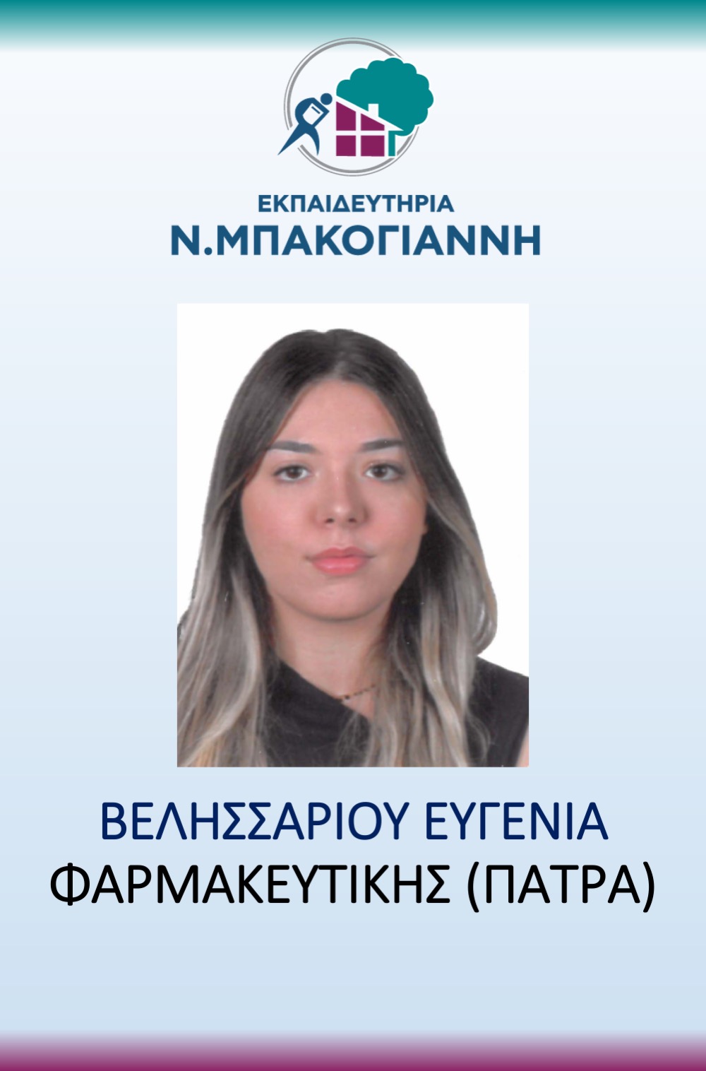 ΕΚΠΑΙΔΕΥΤΗΡΙΑ Ν. ΜΠΑΚΟΓΑΝΝΗ - ΠΑΝΕΛΛΑΔΙΚΕΣ 2026