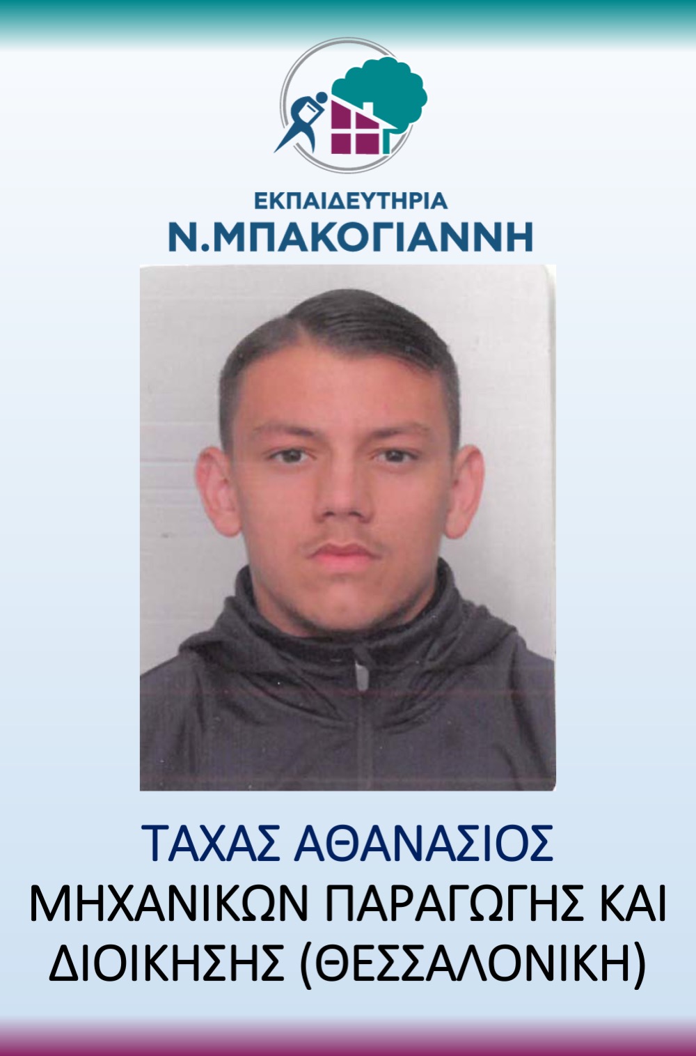 ΕΚΠΑΙΔΕΥΤΗΡΙΑ Ν. ΜΠΑΚΟΓΑΝΝΗ - ΠΑΝΕΛΛΑΔΙΚΕΣ 2026