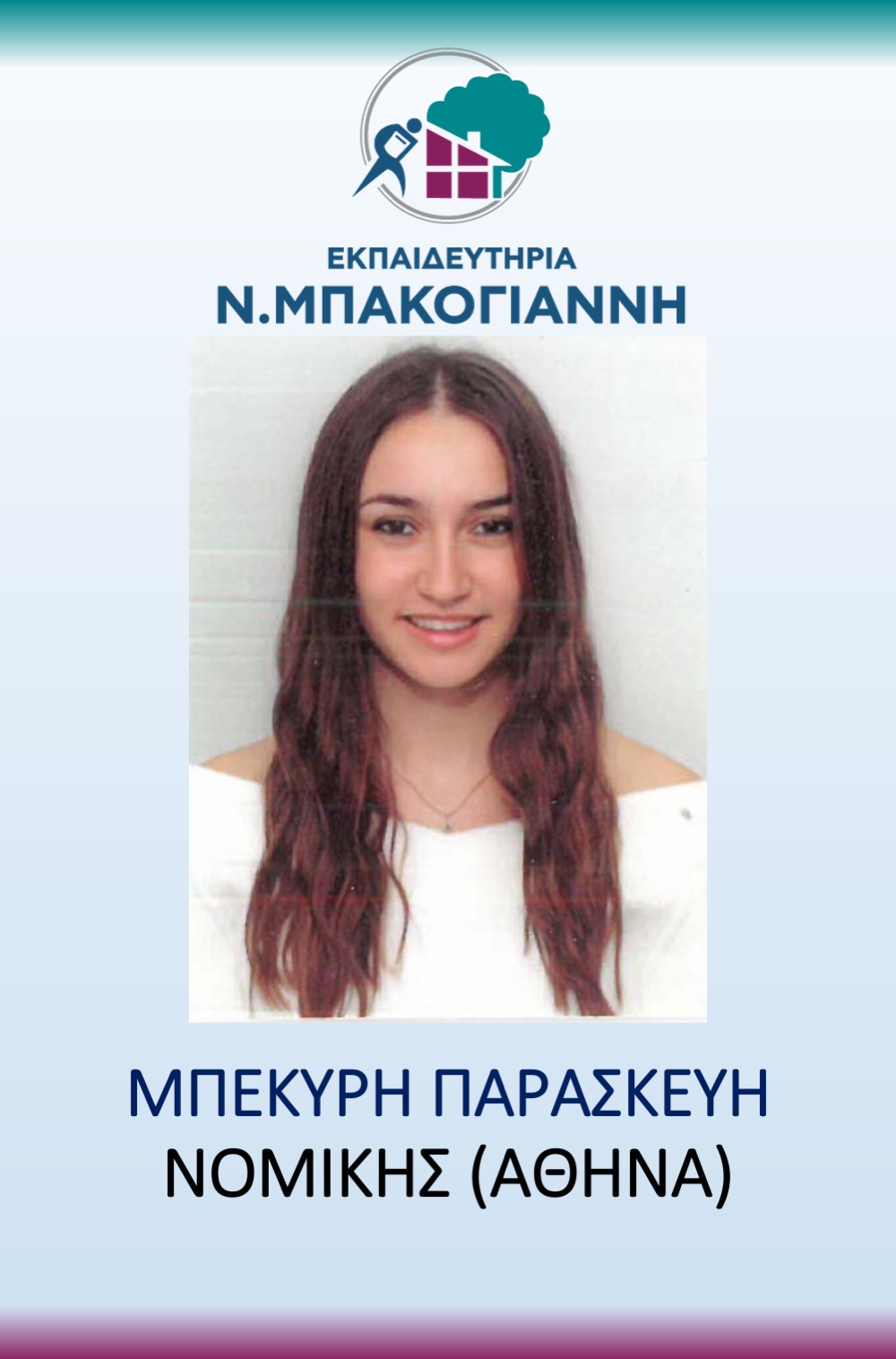 ΕΚΠΑΙΔΕΥΤΗΡΙΑ Ν. ΜΠΑΚΟΓΑΝΝΗ - ΠΑΝΕΛΛΑΔΙΚΕΣ 2026